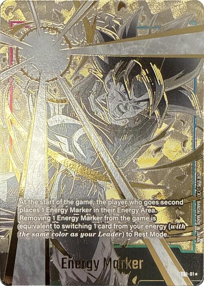 Energy Marker Alternate Art Gold E01-01 Fusion World Energy Markers Fusion World card