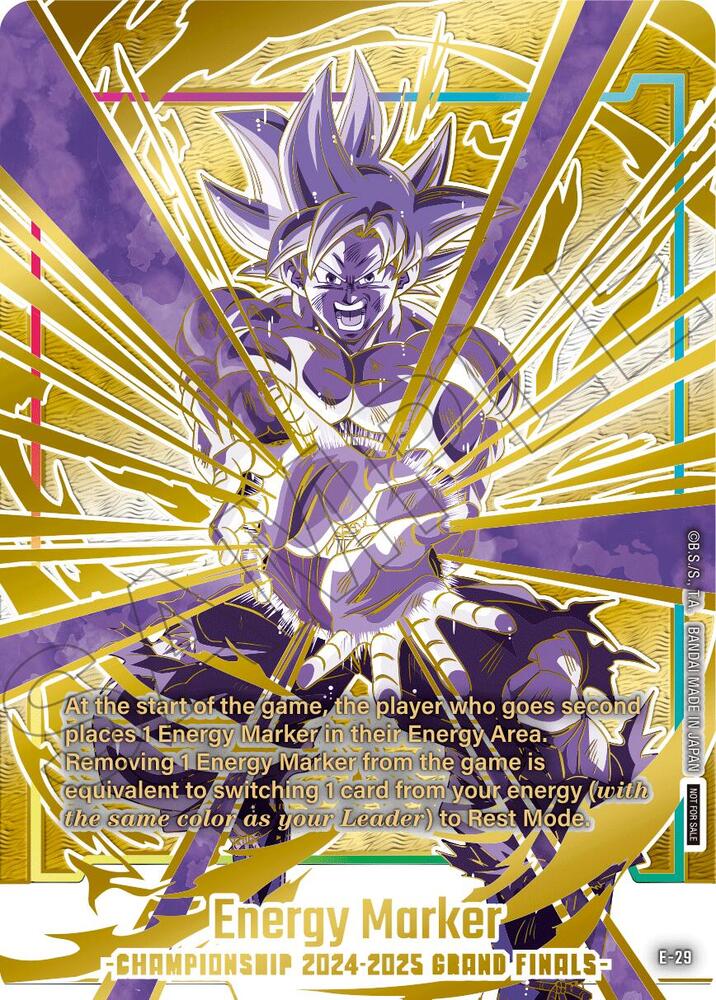 Energy Marker Championship 2024 2025 Grand Finals E-29 Tournament and Championship Promos Fusion World card