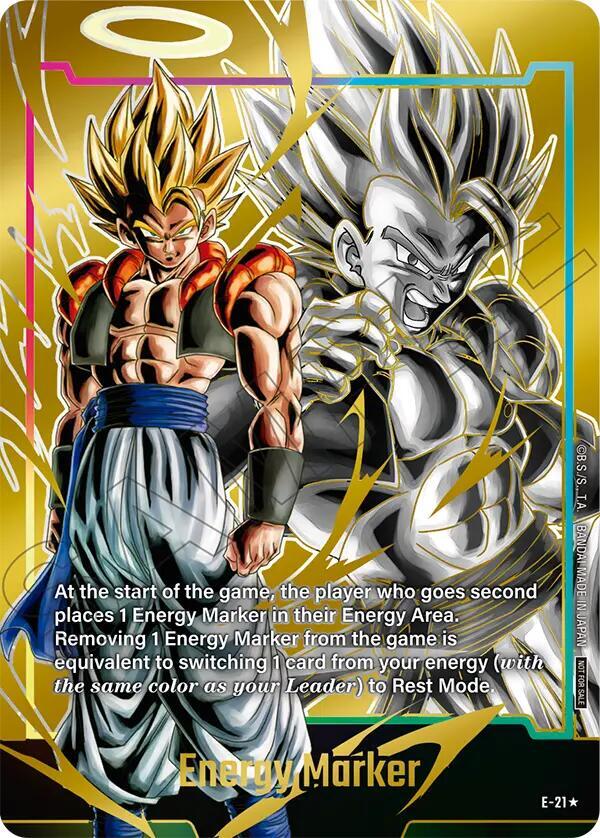 Energy Marker Gold E-21 Fusion World Energy Markers Fusion World card