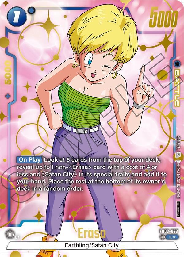 Erasa Championship Pack 03 FB03-028 Tournament and Championship Promos Fusion World card