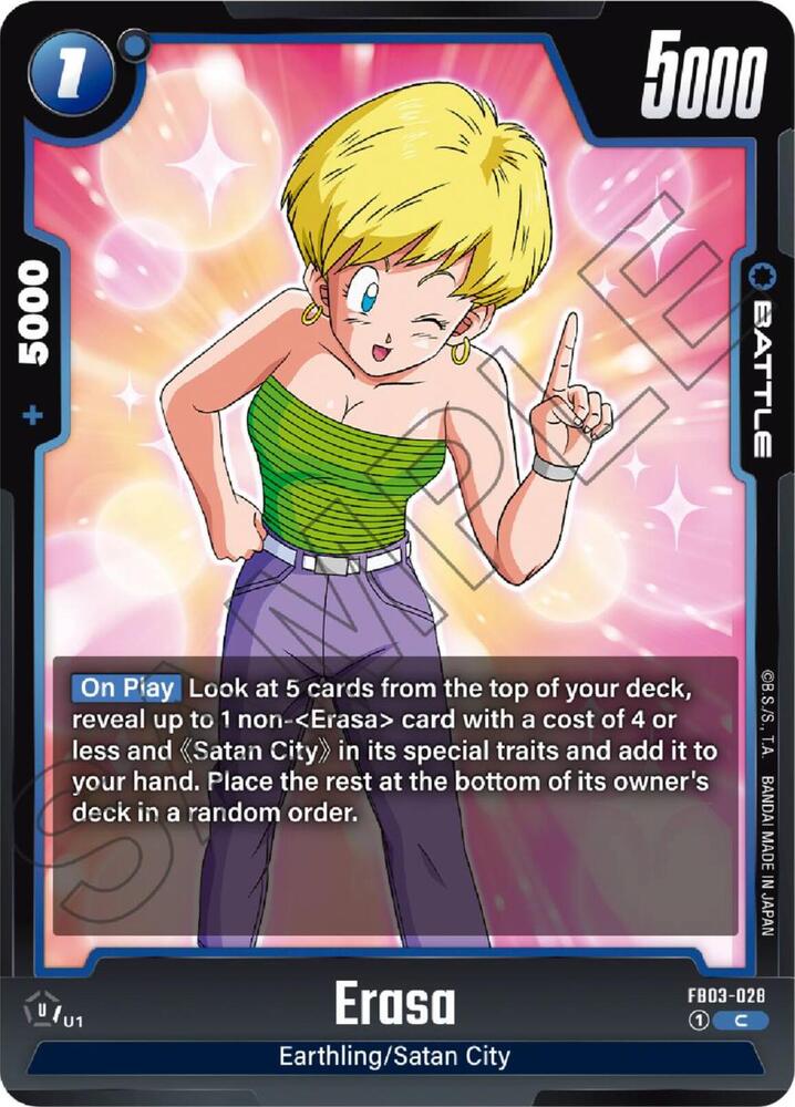 Erasa FB03-028 Raging Roar Fusion World card