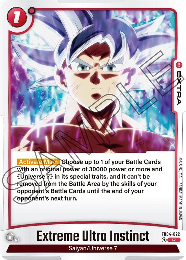 Extreme Ultra Instinct FB04-022 Ultra Limit Fusion World card