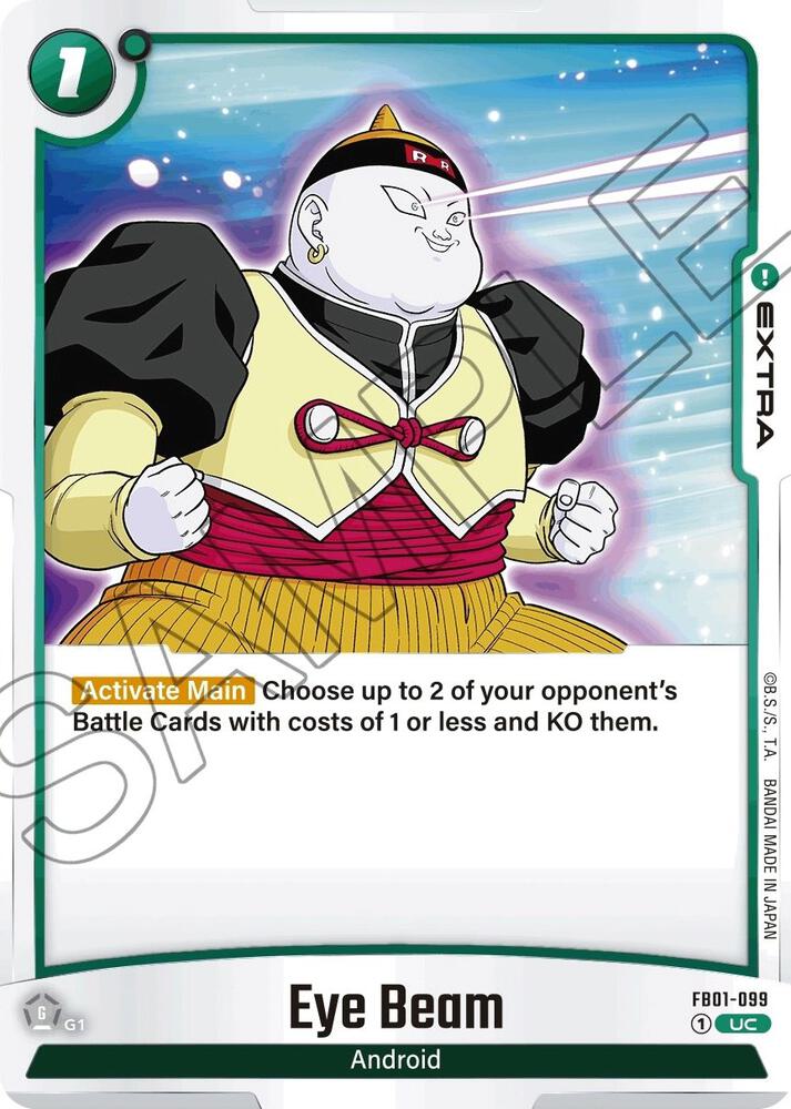 Eye Beam FB01-099 Awakened Pulse Fusion World card