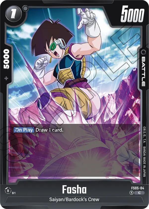 Fasha FS05-04 Starter Deck 5: Bardock Fusion World card