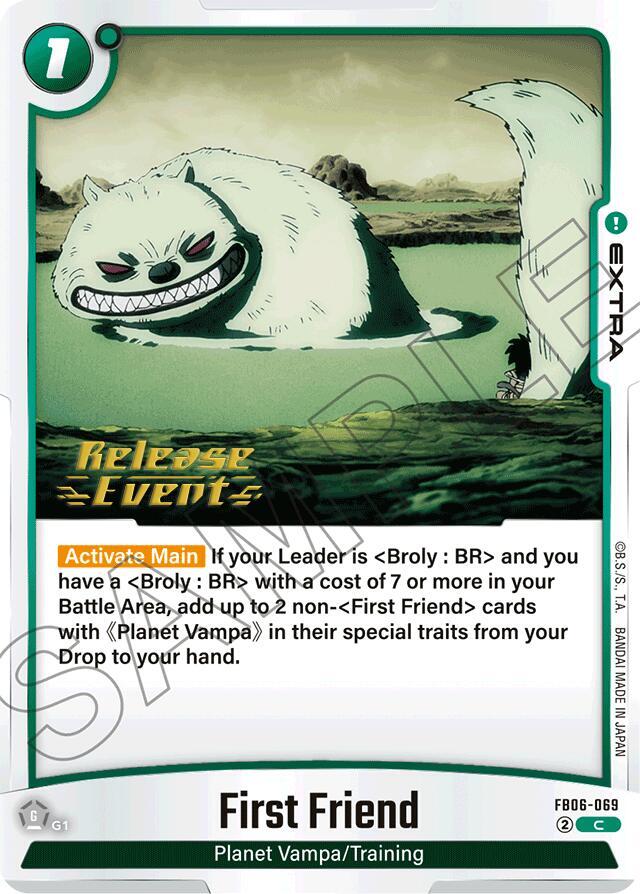 First Friend FB06-069 Rivals Clash Release Event Cards Fusion World card