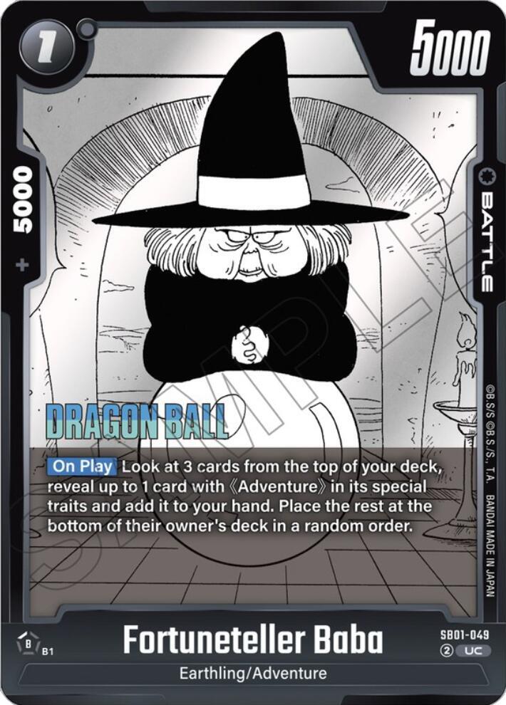 Fortuneteller Baba Holofoil SB01-049 Manga Booster 01 Fusion World card