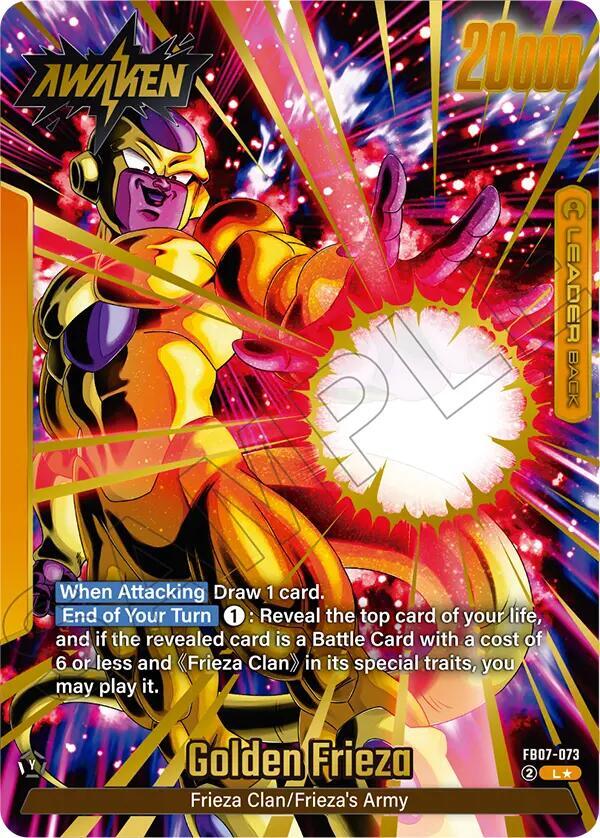 Frieza Alternate Art FB07-073 Wish For Shenron Fusion World card
