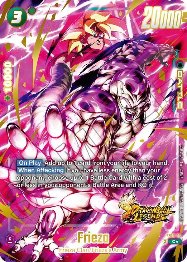 Frieza Bonus Pack Alternate Art FS10-13 Starter Deck 10: Giblet Fusion World card