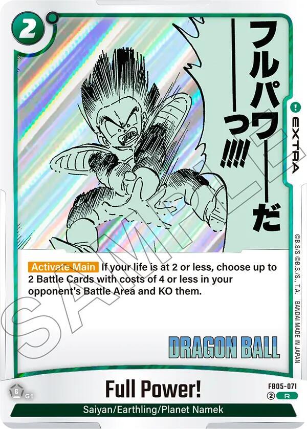 Full Power FB05-071 Manga Booster 02 Fusion World card