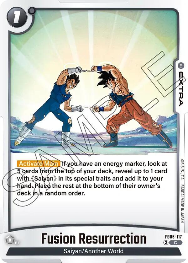 Fusion Resurrection FB05-117 New Adventure Fusion World card