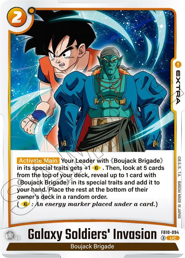 Galaxy Soldiers Invasion FB10-094 Cross Force Fusion World card