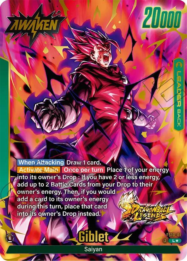 Giblet Bonus Pack Alternate Art FS10-01 Starter Deck 10: Giblet Fusion World card