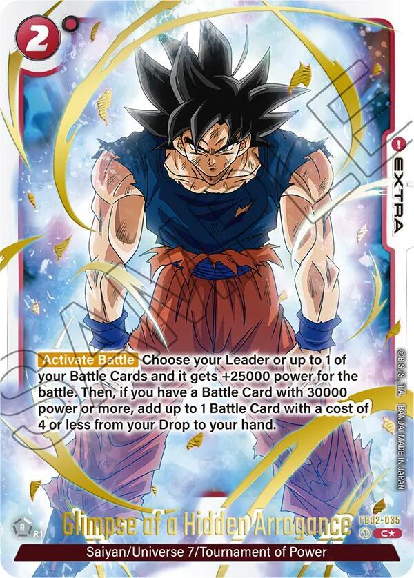 Glimpse of a Hidden Arrogance FB02-035 Fusion World Promotion Cards and Packs Fusion World card
