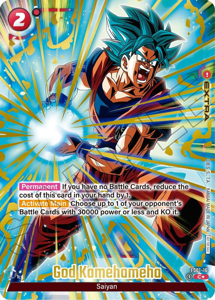 God Kamehameha Alternate Art Limited Pack 01 FS01-16 Tournament and Championship Promos Fusion World card