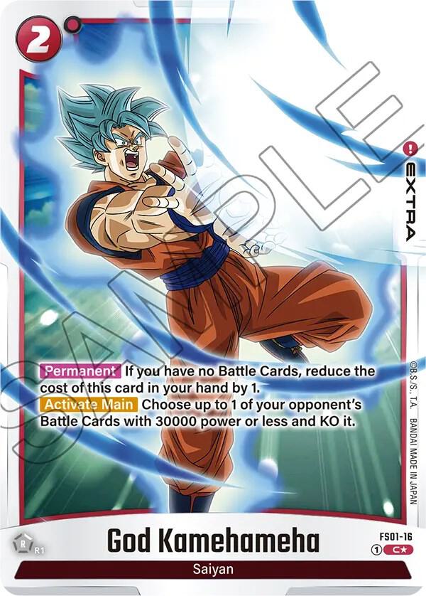 God Kamehameha Bonus Pack Alternate Art FS01-16 Starter Deck 1: Son Goku Fusion World card