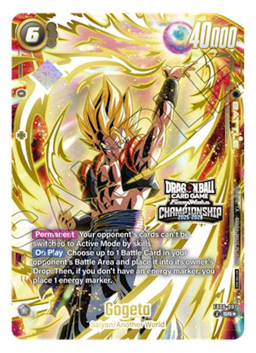 Gogeta Championship 2025 2026 FB06-097 Tournament and Championship Promos Fusion World card