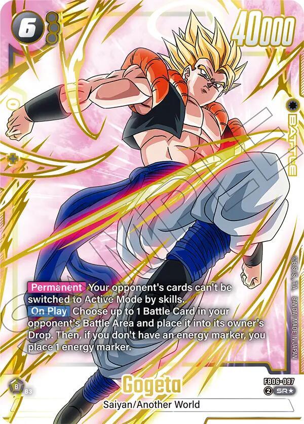 Gogeta Gold FB06-097 Fusion World Promotion Cards and Packs Fusion World card