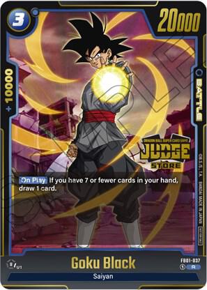 Goku Black Judge Pack Store Judge 01 FB01-037 Tournament and Championship Promos Fusion World card