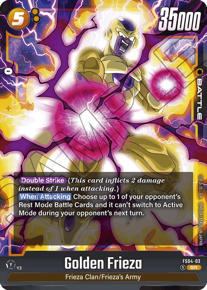 Golden Frieza FS04-03 Starter Deck 4: Frieza Fusion World card