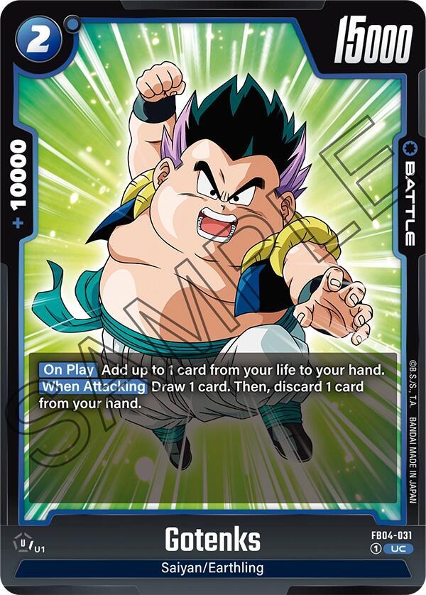 Gotenks FB04-031 Ultra Limit Fusion World card