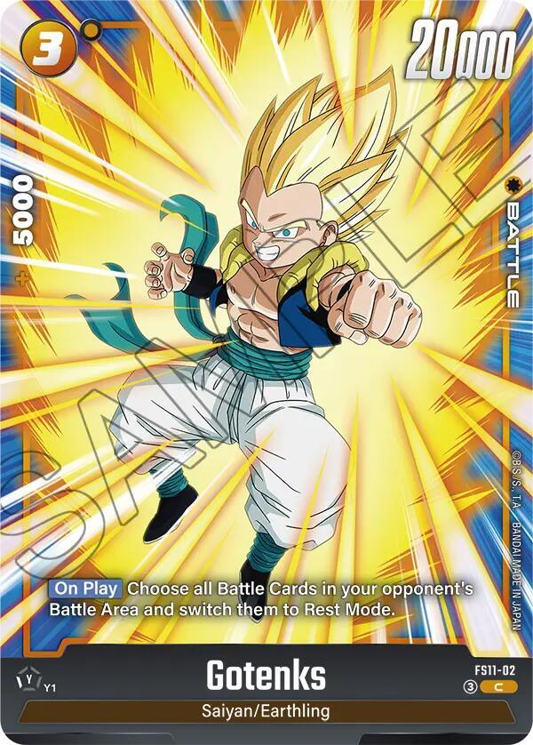 Gotenks FS11-02 Starter Deck EX: The Phase of Evolution Fusion World card