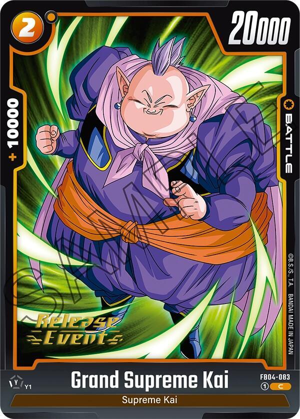 Grand Supreme Kai FB04-083 Ultra Limit Release Event Cards Fusion World card