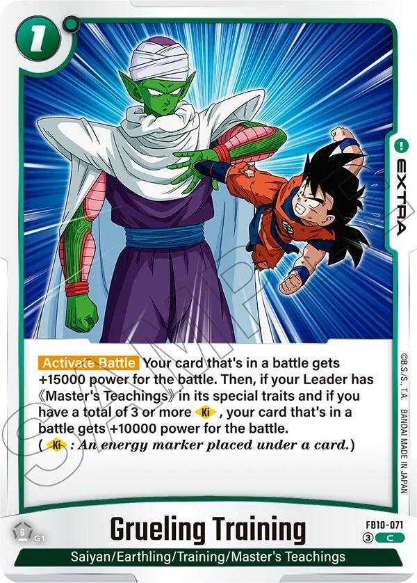 Grueling Training FB10-071 Cross Force Fusion World card