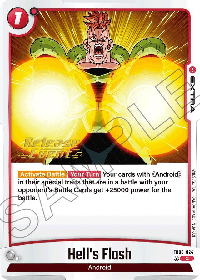 Hells Flash FB06-024 Rivals Clash Release Event Cards Fusion World card