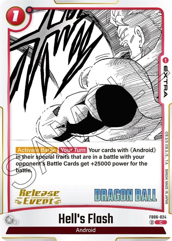 Hells Flash FB06-24 Manga Booster 01 Release Event Cards Fusion World card