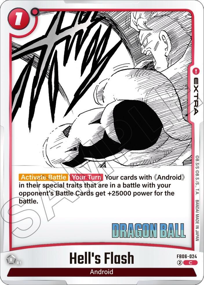 Hells Flash FB06-24 Manga Booster 01 Fusion World card