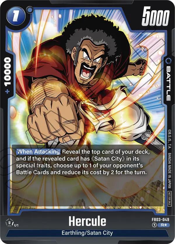 Hercule Championship Pack 02 FB03-049 Tournament and Championship Promos Fusion World card