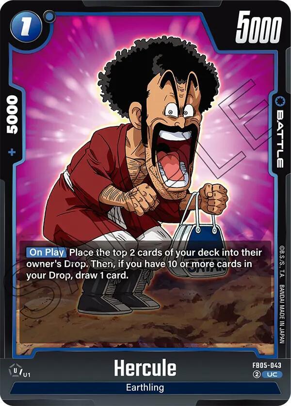 Hercule FB05-043 New Adventure Fusion World card