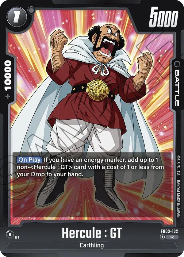 Hercule GT FB03-132 Raging Roar Fusion World card