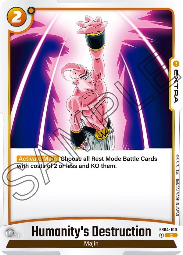 Humanitys Destruction FB04-100 Ultra Limit Fusion World card