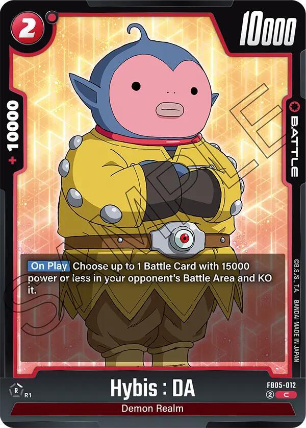 Hybis DA FB05-012 New Adventure Fusion World card