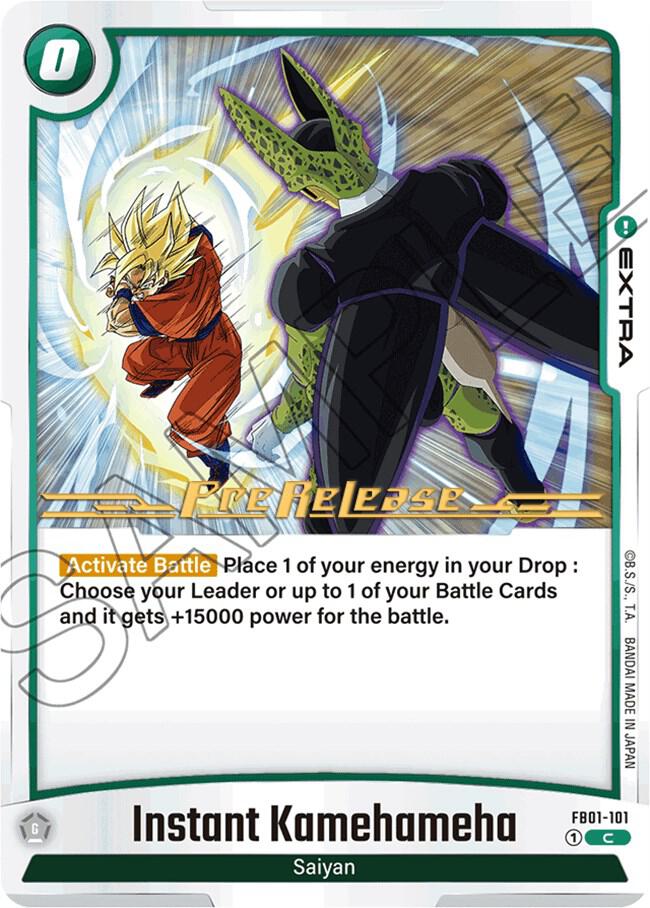 Instant Kamehameha FB01-101 Awakened Pulse Pre-Release Cards Fusion World card
