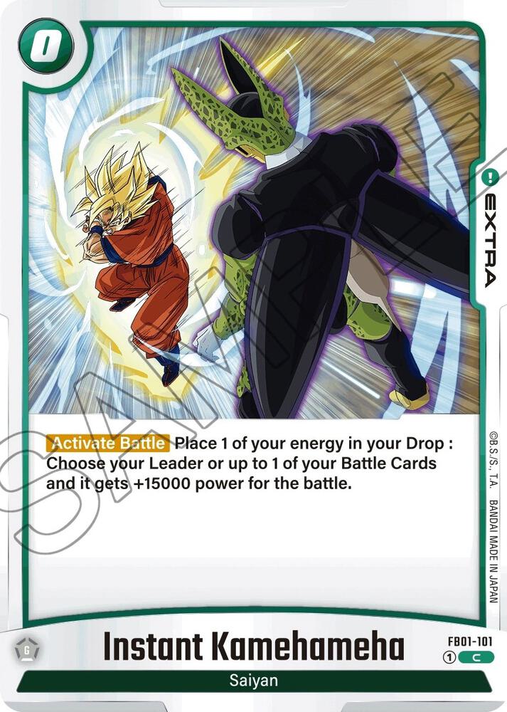 Instant Kamehameha FB01-101 Awakened Pulse Fusion World card