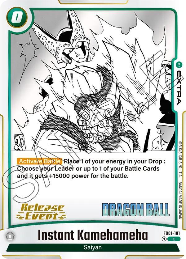 Instant Kamehameha FB01-101 Manga Booster 01 Release Event Cards Fusion World card