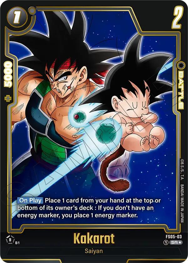 Kakarot Alternate Art FS05-03 Starter Deck 5: Bardock Alternate Art Reprints Fusion World card