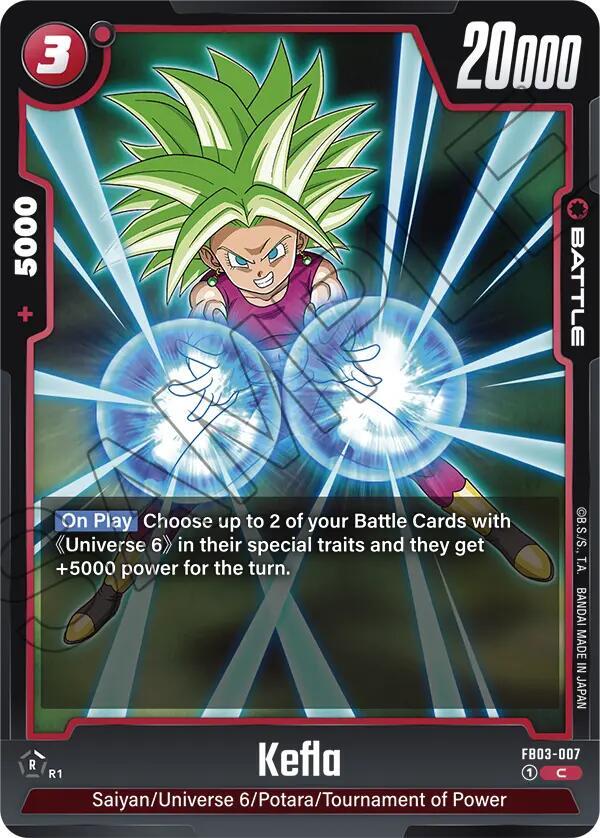 Kefla FB03-007 Raging Roar Fusion World card