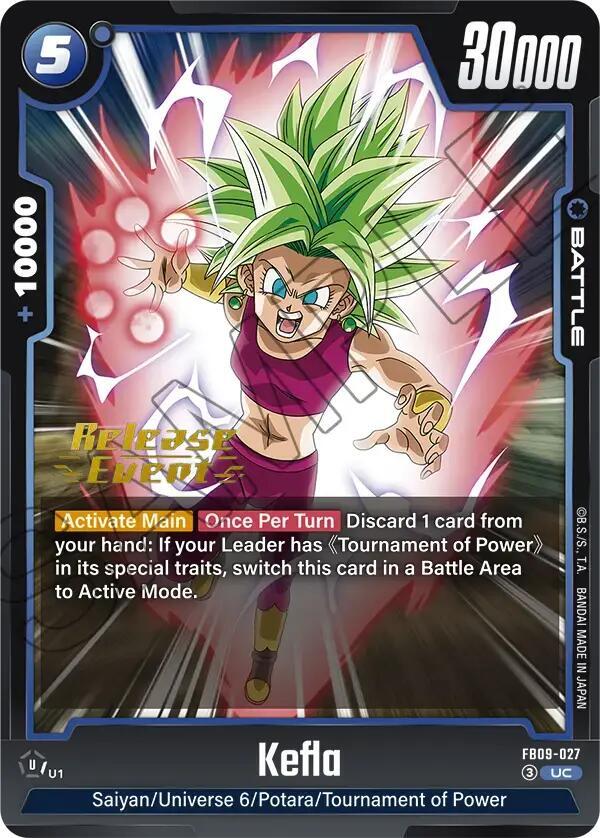 Kefla FB09-027 Dual Evolution Release Event Cards Fusion World card