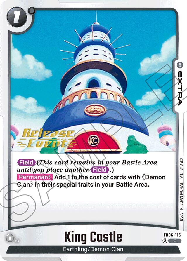 King Castle FB06-116 Rivals Clash Release Event Cards Fusion World card