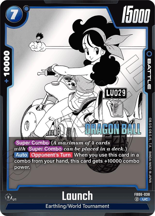 Launch FB06-038 Manga Booster 01 Fusion World card