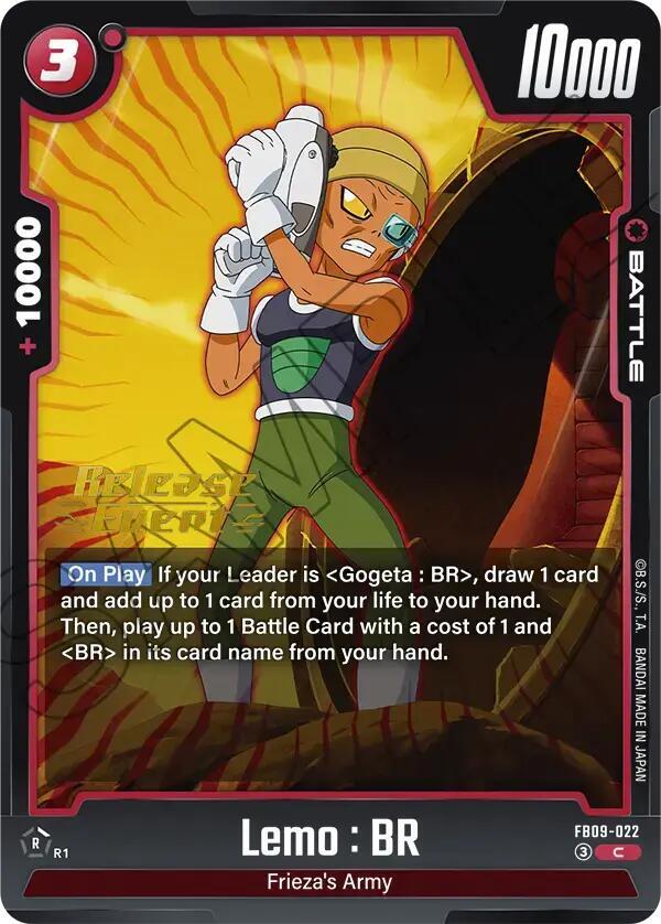 Lemo BR FB09-022 Dual Evolution Release Event Cards Fusion World card