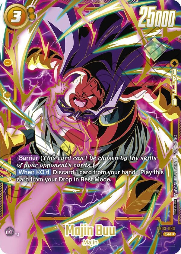Majin Buu FB03-093 Tournament and Championship Promos Fusion World card