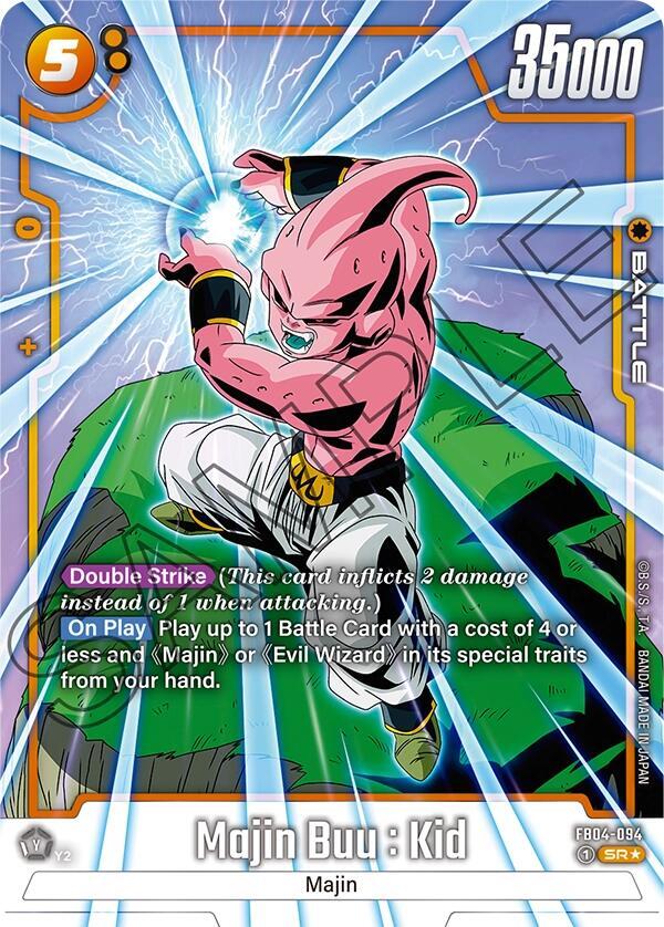 Majin Buu Kid Alternate Art FB04-094 Ultra Limit Fusion World card