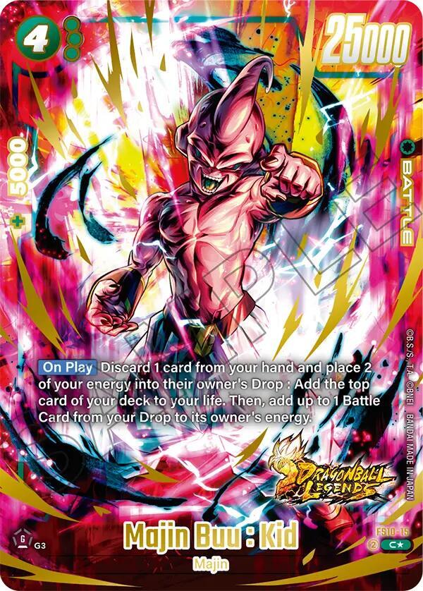 Majin Buu Kid Bonus Pack Alternate Art FS10-15 Starter Deck 10: Giblet Fusion World card