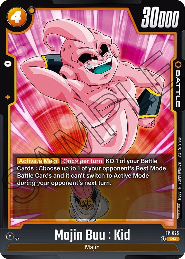 Majin Buu Kid FP-025 Fusion World Promotion Cards and Packs Fusion World card