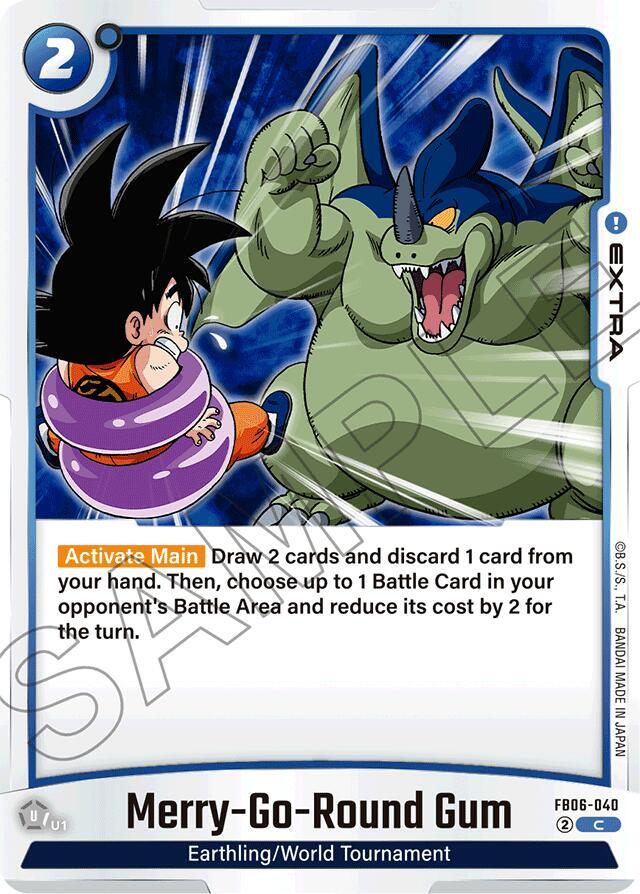 Merry Go Round Gum FB06-040 Rivals Clash Fusion World card