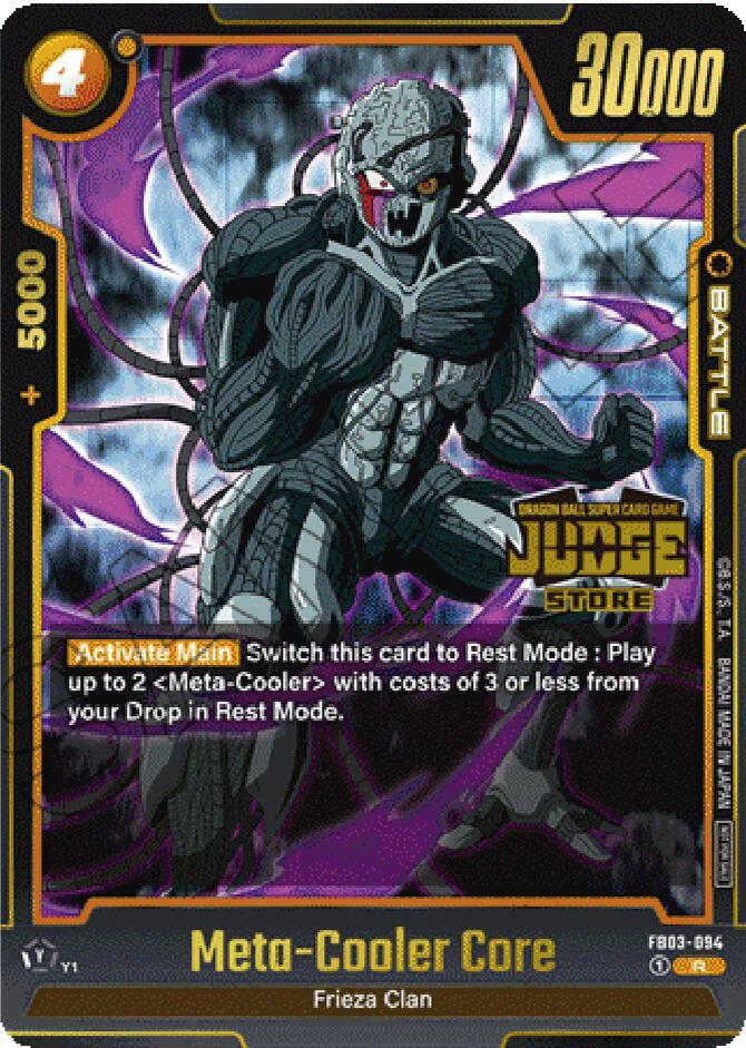Meta Cooler Core Judge Pack Store Judge 02 FB03-094 Tournament and Championship Promos Fusion World card